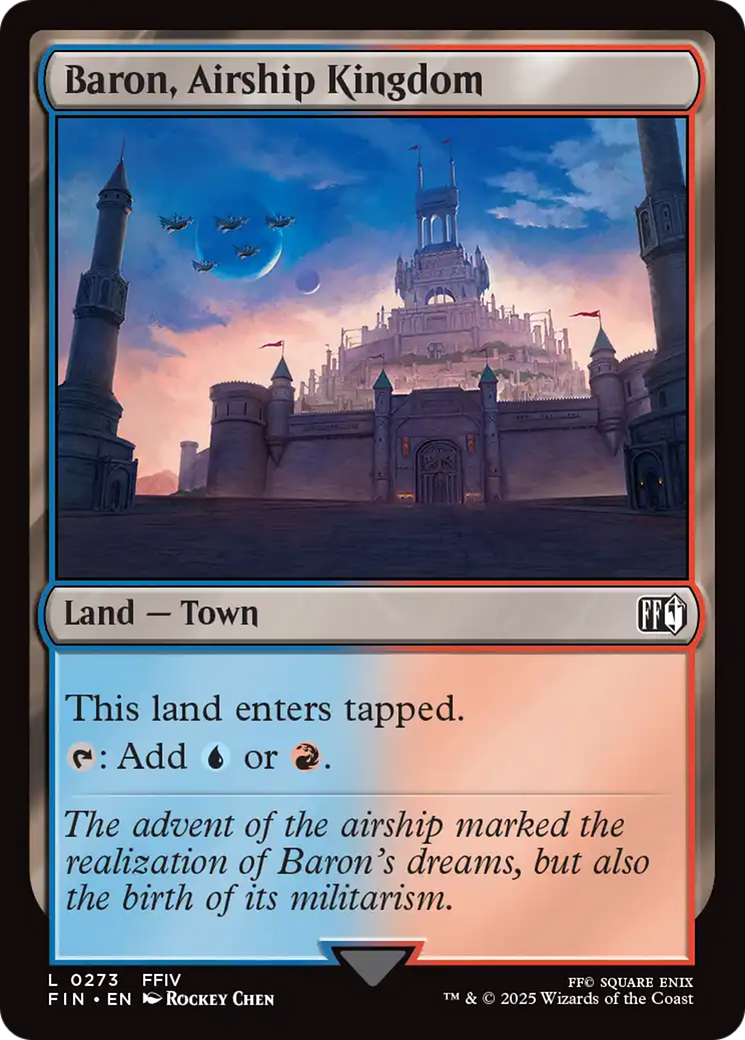 Baron, Airship Kingdom - Common Land — Town card from Final Fantasy