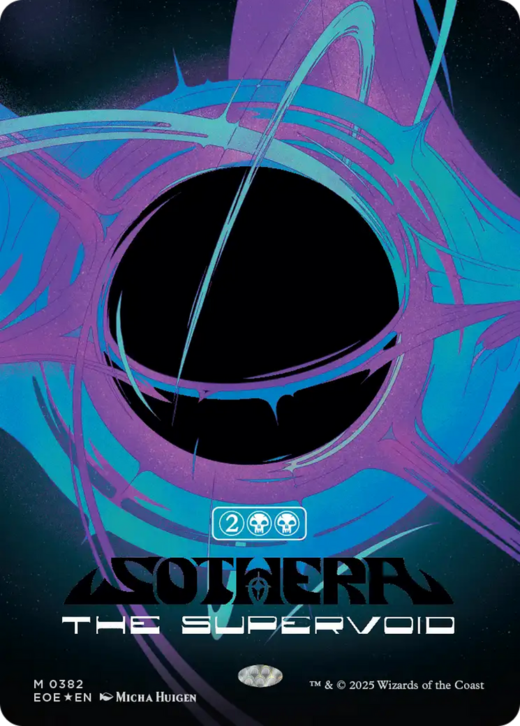 Sothera, the Supervoid - Mythic Legendary Enchantment card from Edge of Eternities