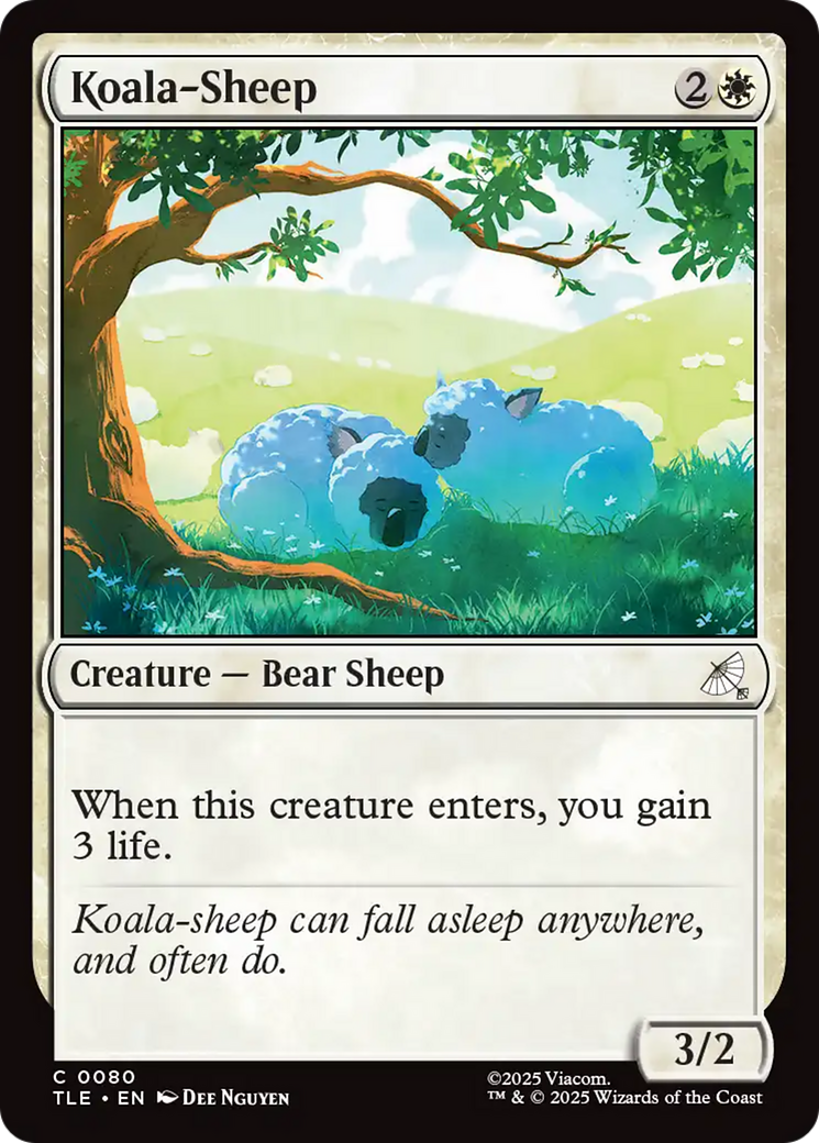Koala-Sheep - Common Creature — Bear Sheep card from Avatar: The Last Airbender Eternal