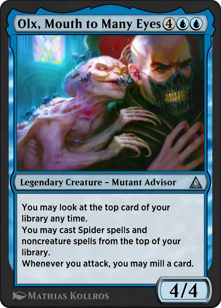 Madame Web, Clairvoyant - Uncommon Legendary Creature — Mutant Advisor card from Through the Omenpaths