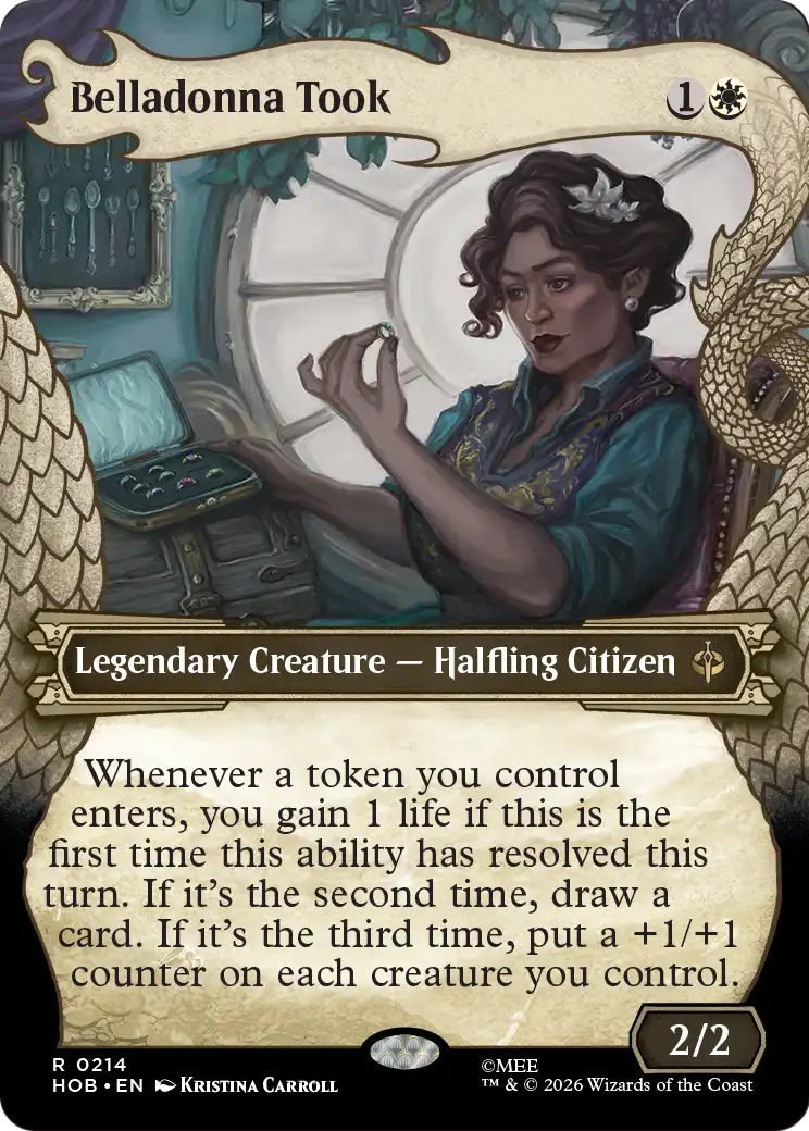 Belladonna Took - Rare Legendary Creature — Halfling Citizen card from The Hobbit