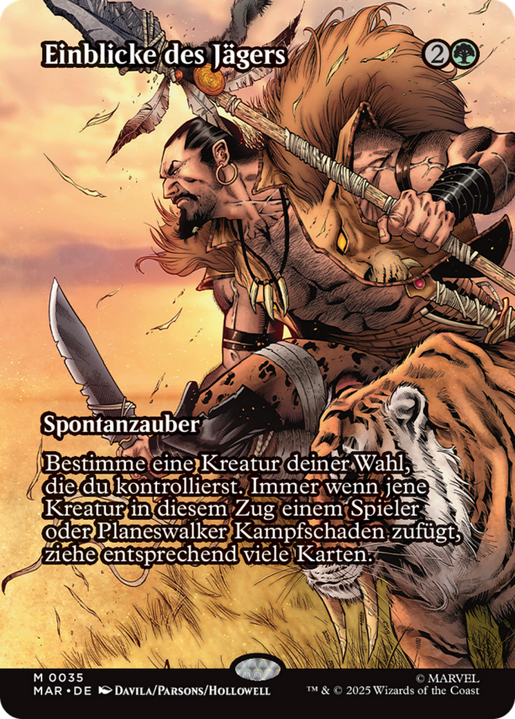 Hunter's Insight - Mythic Instant card from Marvel Universe