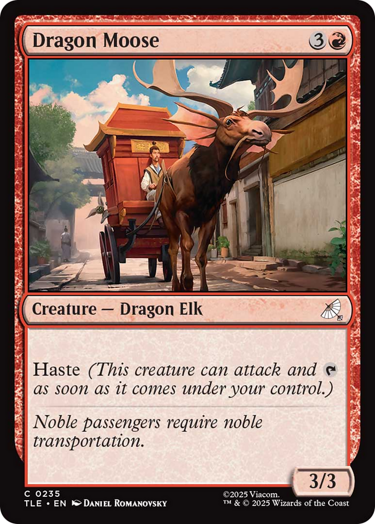 Dragon Moose - Common Creature — Dragon Elk card from Avatar: The Last Airbender Eternal