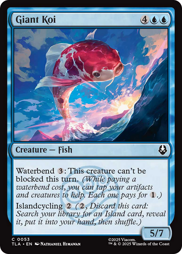 Giant Koi - Common Creature — Fish card from Avatar: The Last Airbender