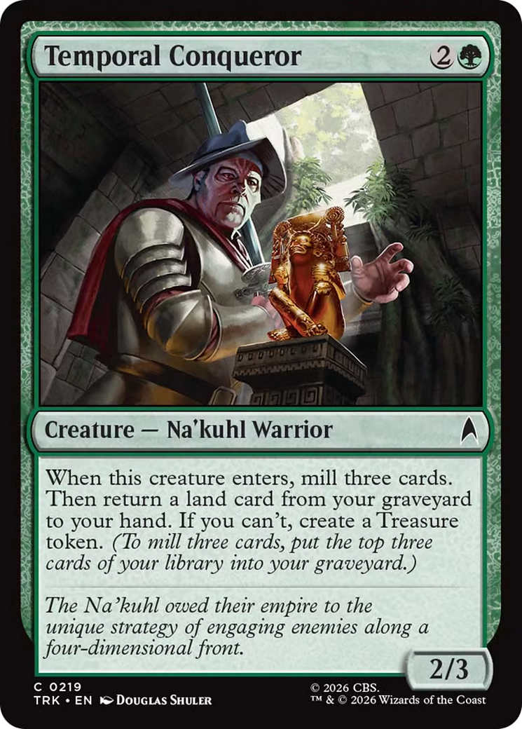 Temporal Conqueror - Common Creature — Na'kuhl Warrior card from Star Trek