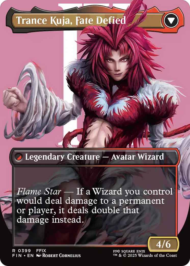 Back face of Kuja, Genome Sorcerer // Trance Kuja, Fate Defied - Legendary Creature — Human Mutant Wizard card