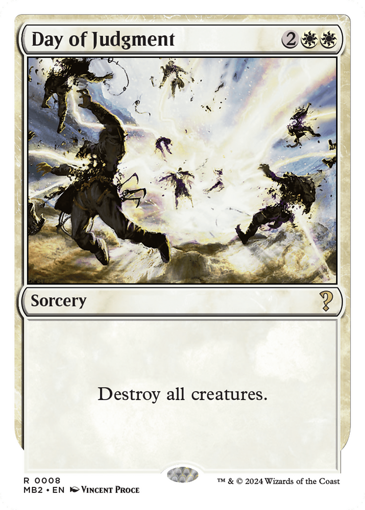 Day of Judgment - Rare Sorcery card from Mystery Booster 2