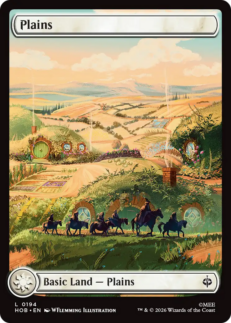 Plains - Common Basic Land — Plains card from The Hobbit