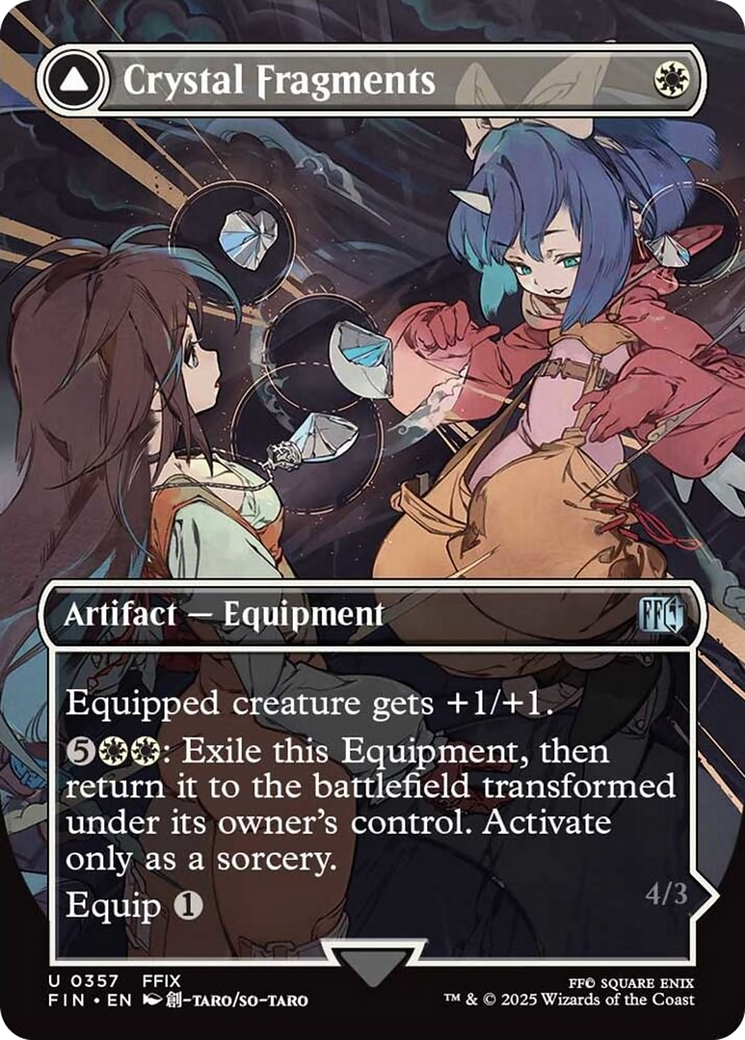 Crystal Fragments // Summon: Alexander - Uncommon Artifact — Equipment card from Final Fantasy