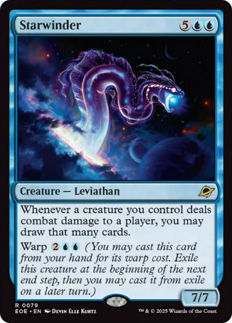 Starwinder - Rare Creature — Leviathan card from Edge of Eternities