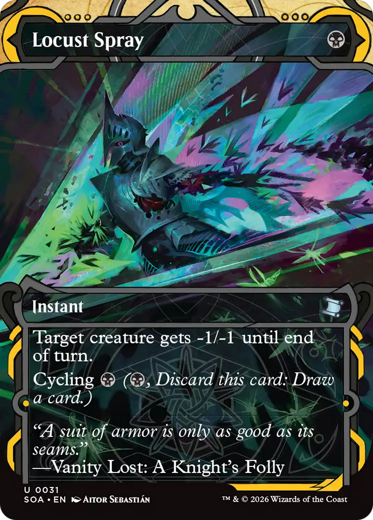 Locust Spray - Uncommon Instant card from Secrets of Strixhaven Mystical Archive
