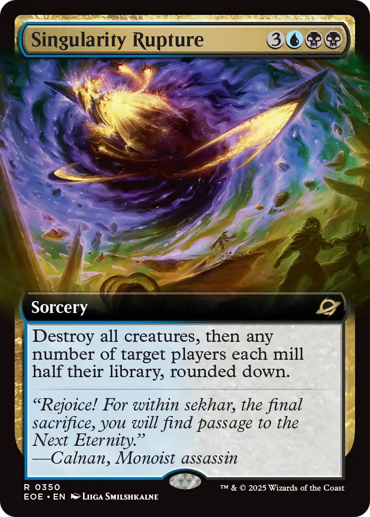 Singularity Rupture - Rare Sorcery card from Edge of Eternities