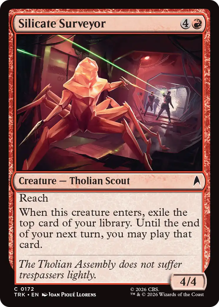 Silicate Surveyor - Common Creature — Tholian Scout card from Star Trek