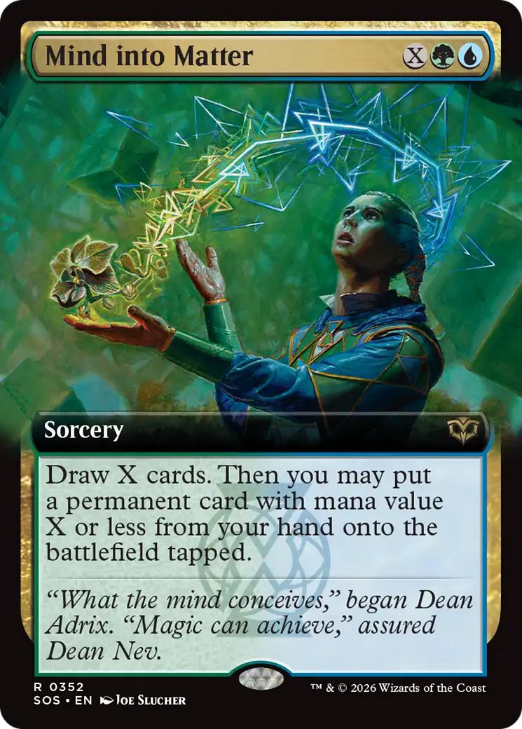 Mind into Matter - Rare Sorcery card from Secrets of Strixhaven