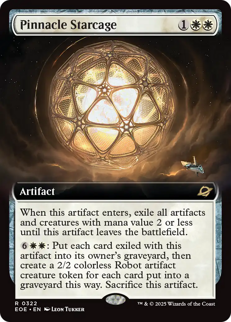 Pinnacle Starcage - Rare Artifact card from Edge of Eternities
