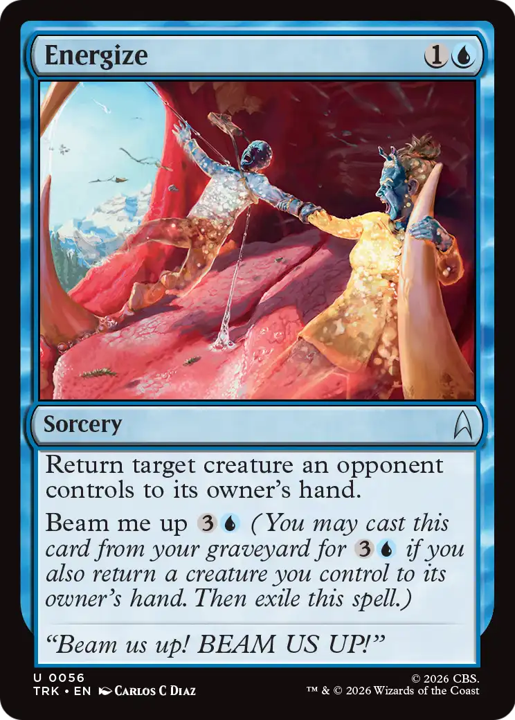 Energize - Uncommon Sorcery card from Star Trek