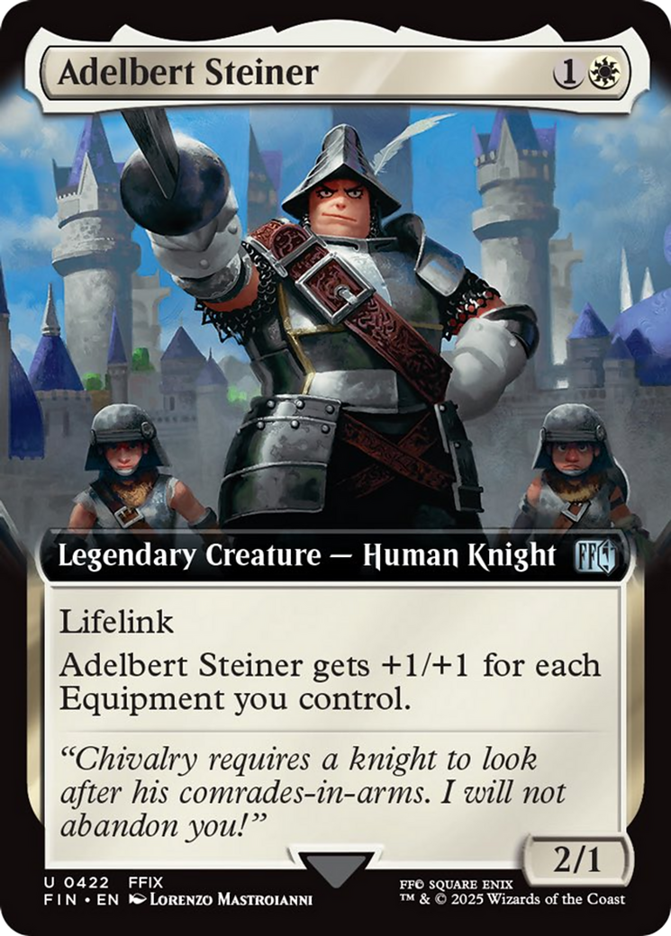 Adelbert Steiner - Uncommon Legendary Creature — Human Knight card from Final Fantasy