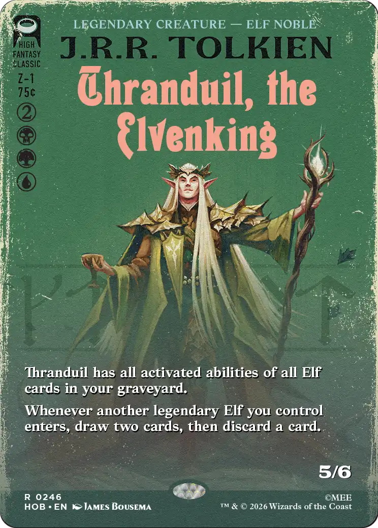 Thranduil, the Elvenking - Rare Legendary Creature — Elf Noble card from The Hobbit