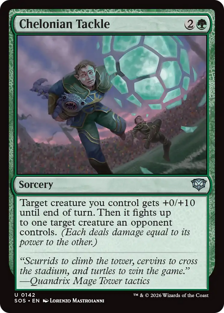 Chelonian Tackle - Uncommon Sorcery card from Secrets of Strixhaven