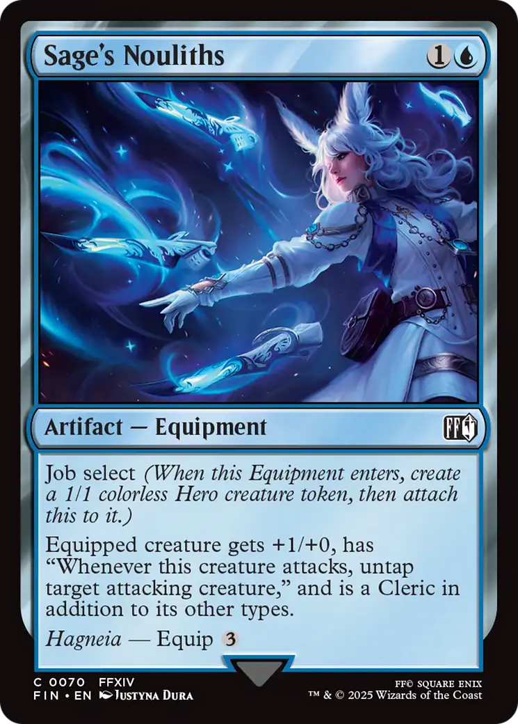 Sage's Nouliths - Common Artifact — Equipment card from Final Fantasy