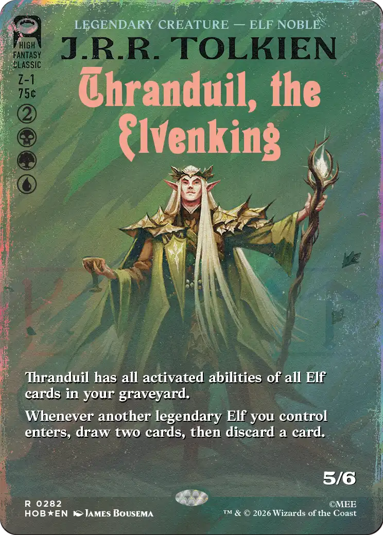 Thranduil, the Elvenking - Rare Legendary Creature — Elf Noble card from The Hobbit