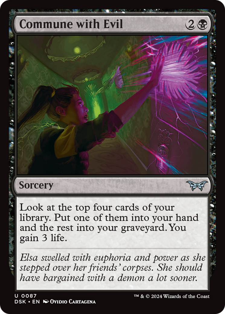 Image of card Commune with Evil