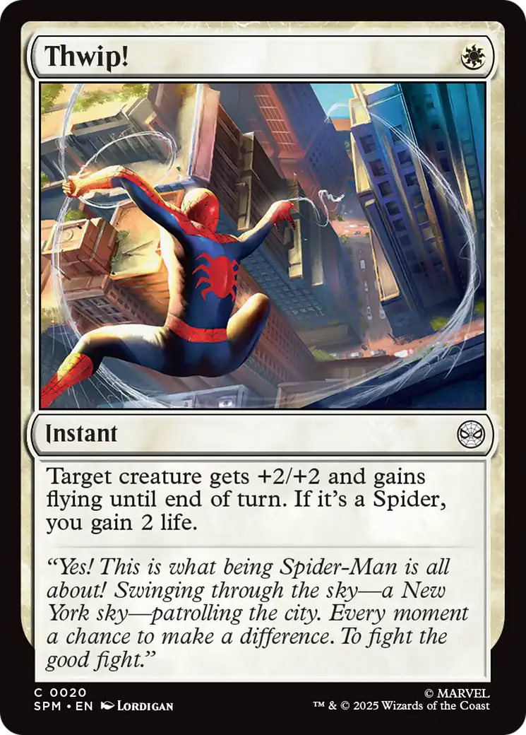 Thwip! - Common Instant card from Marvel's Spider-Man