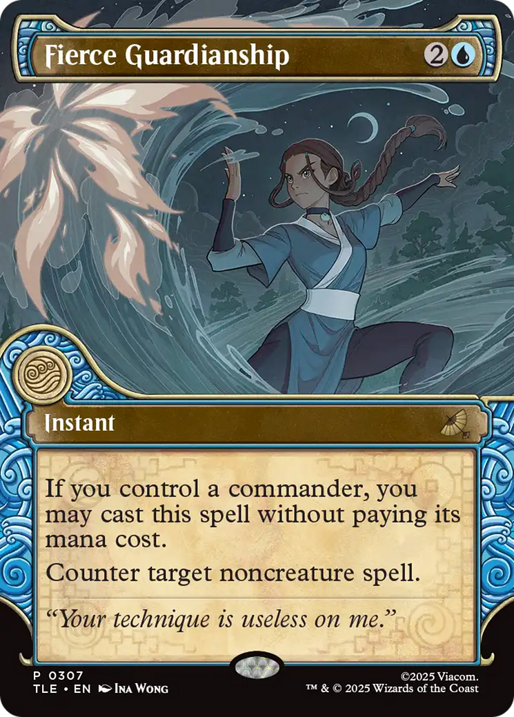 Fierce Guardianship - Rare Instant card from Avatar: The Last Airbender Eternal