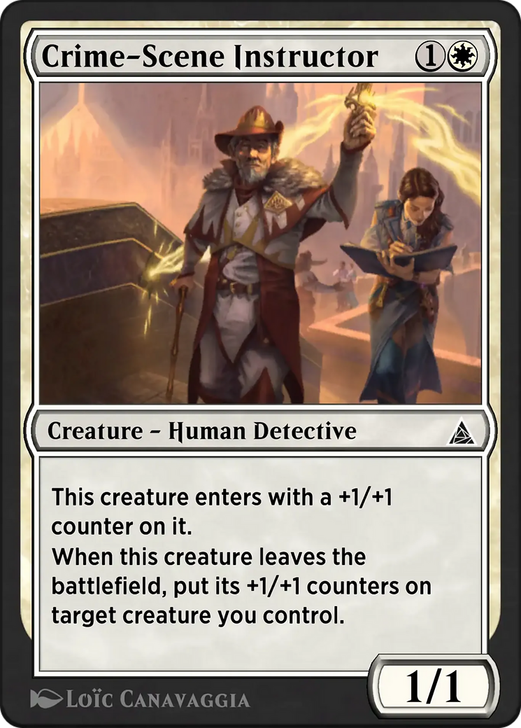 Selfless Police Captain - Common Creature — Human Detective card from Through the Omenpaths