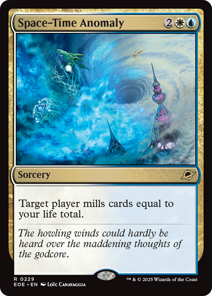 Space-Time Anomaly - Rare Sorcery card from Edge of Eternities