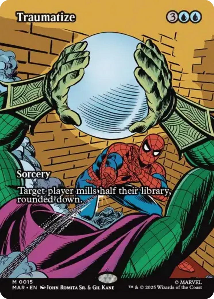 Traumatize - Mythic Sorcery card from Marvel Universe