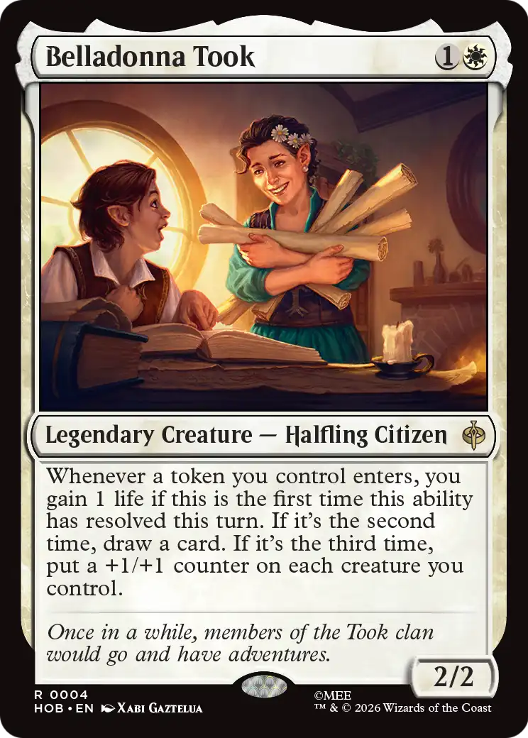 Belladonna Took - Rare Legendary Creature — Halfling Citizen card from The Hobbit