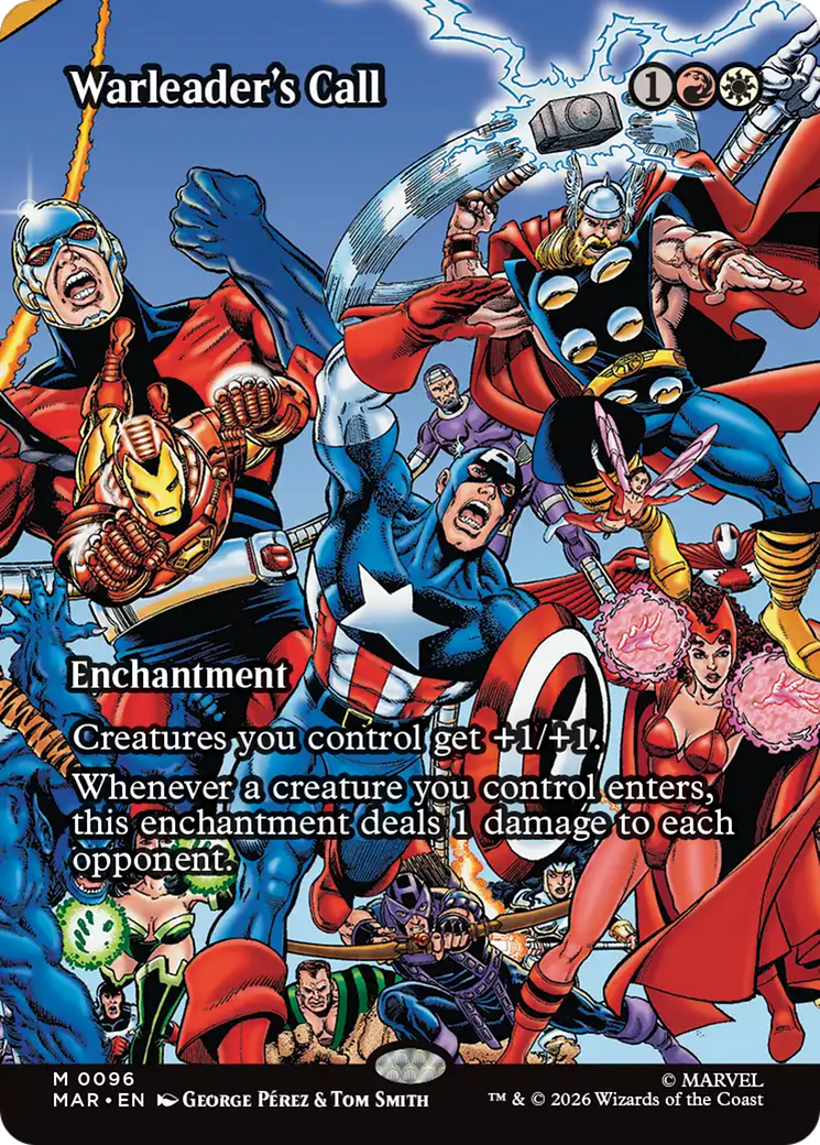 Warleader's Call - Mythic Enchantment card from Marvel Universe