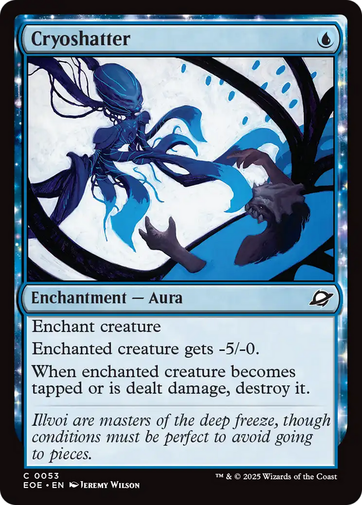 Cryoshatter - Common Enchantment — Aura card from Edge of Eternities