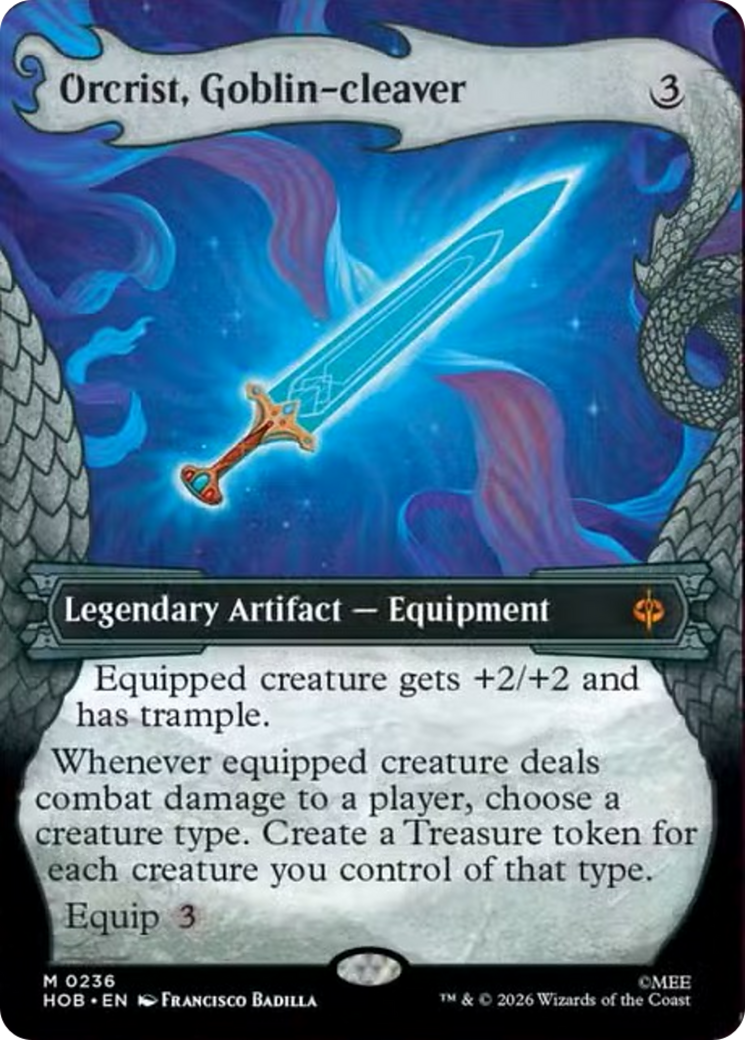 Orcrist, Goblin-cleaver - Mythic Legendary Artifact — Equipment card from The Hobbit