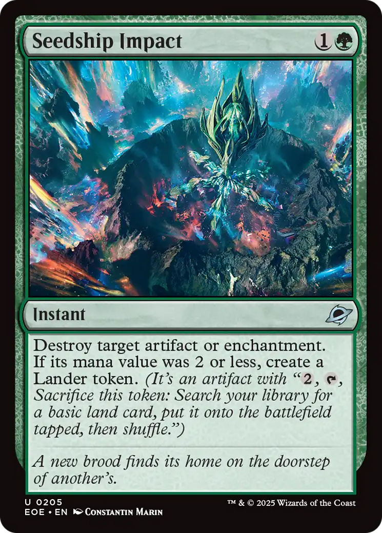 Seedship Impact - Uncommon Instant card from Edge of Eternities