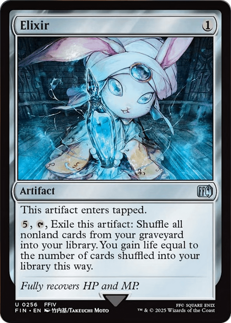 Elixir - Uncommon Artifact card from Final Fantasy