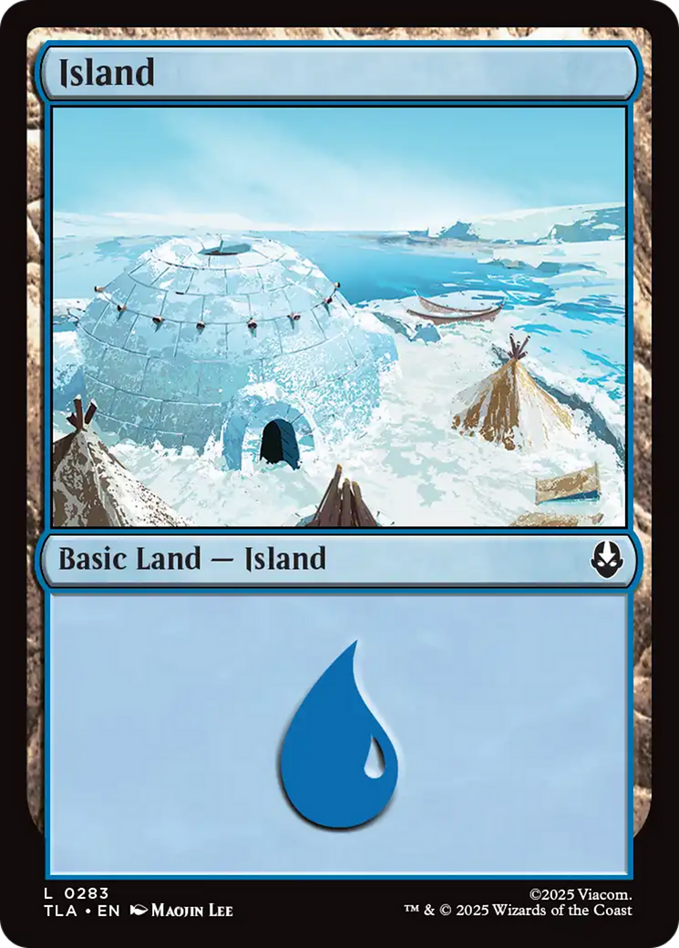 Island - Common Basic Land — Island card from Avatar: The Last Airbender