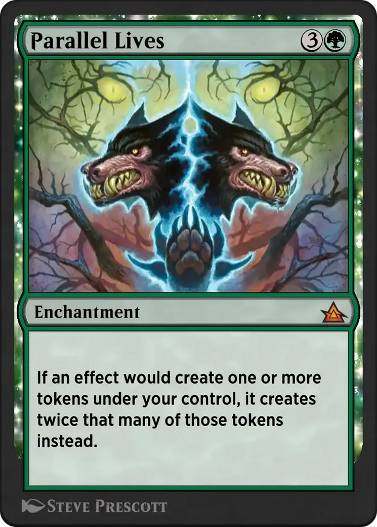 Parallel Lives - Mythic Enchantment card from Through the Omenpaths Bonus Sheet