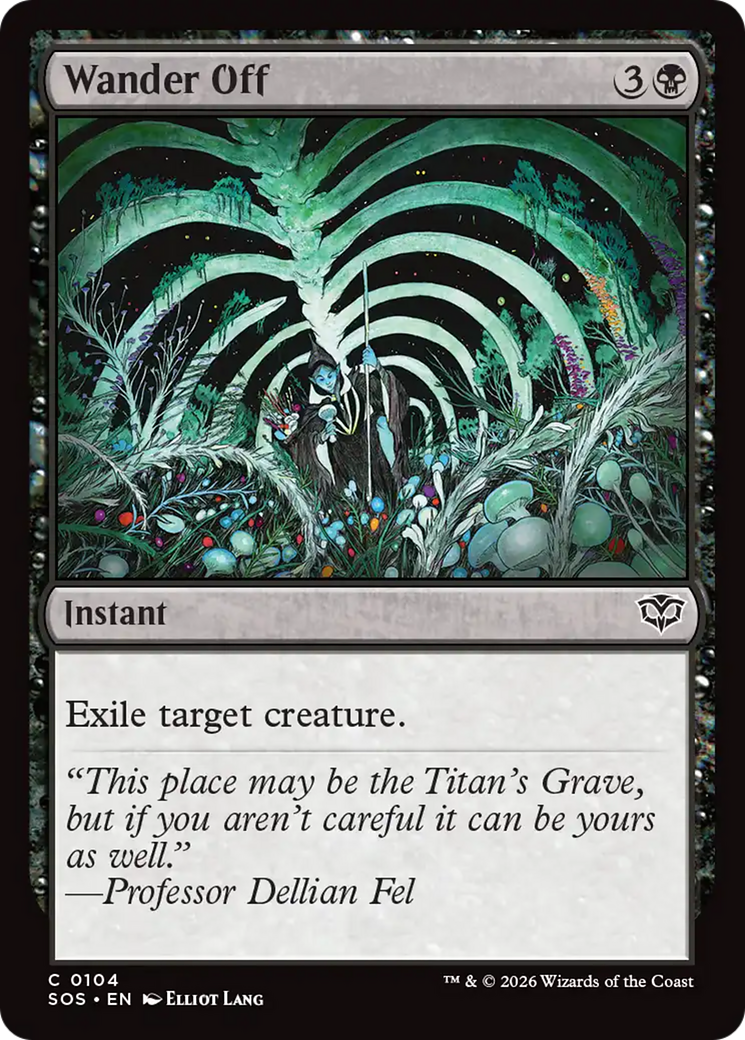 Wander Off - Common Instant card from Secrets of Strixhaven