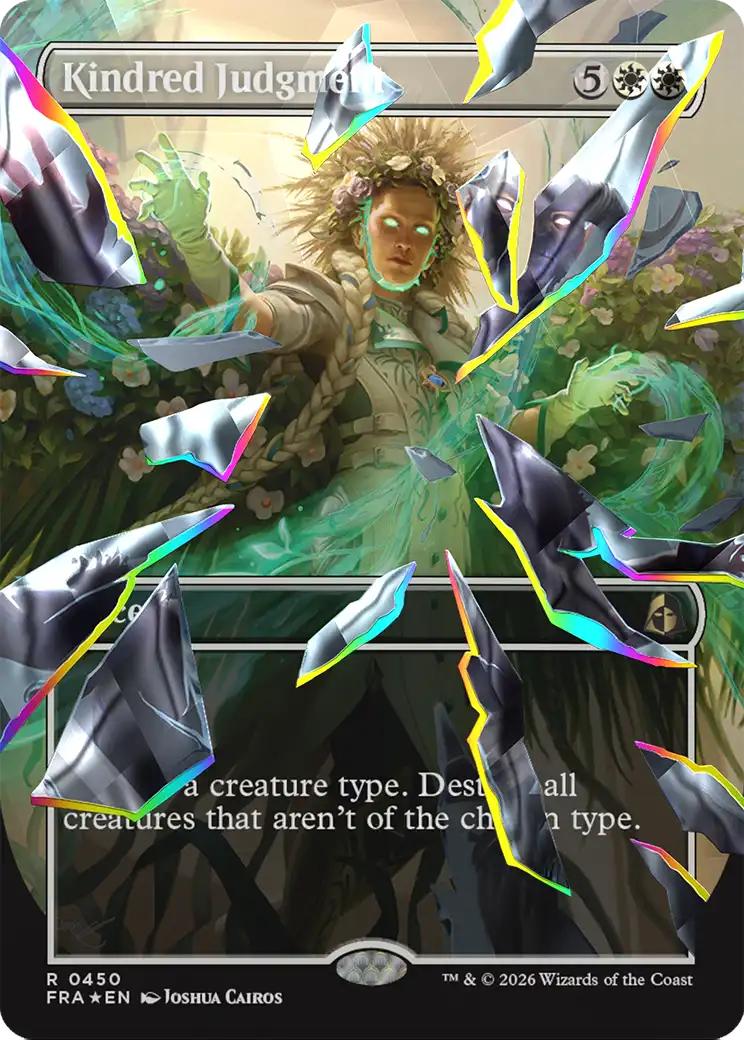 Kindred Judgment - Rare Sorcery card from Reality Fracture