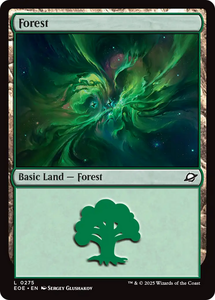 Forest - Common Basic Land — Forest card from Edge of Eternities