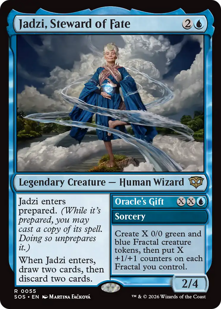 Jadzi, Steward of Fate // Oracle's Gift - Rare Sorcery card from Secrets of Strixhaven