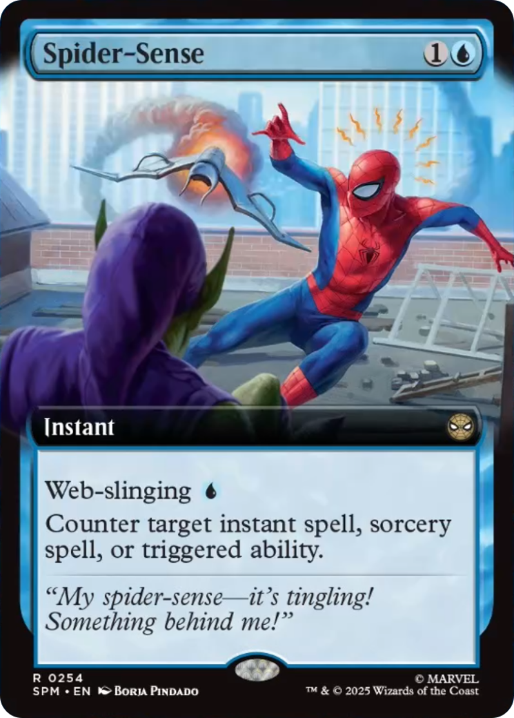 Spider-Sense - Rare Instant card from Marvel's Spider-Man