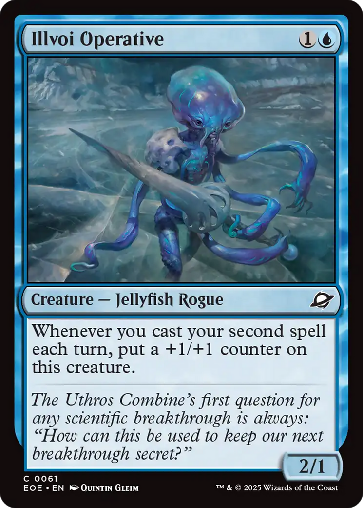 Illvoi Operative - Common Creature — Jellyfish Rogue card from Edge of Eternities