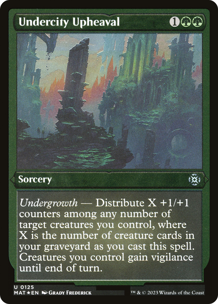 Undercity Upheaval - Uncommon Sorcery card from March of the Machine: The Aftermath