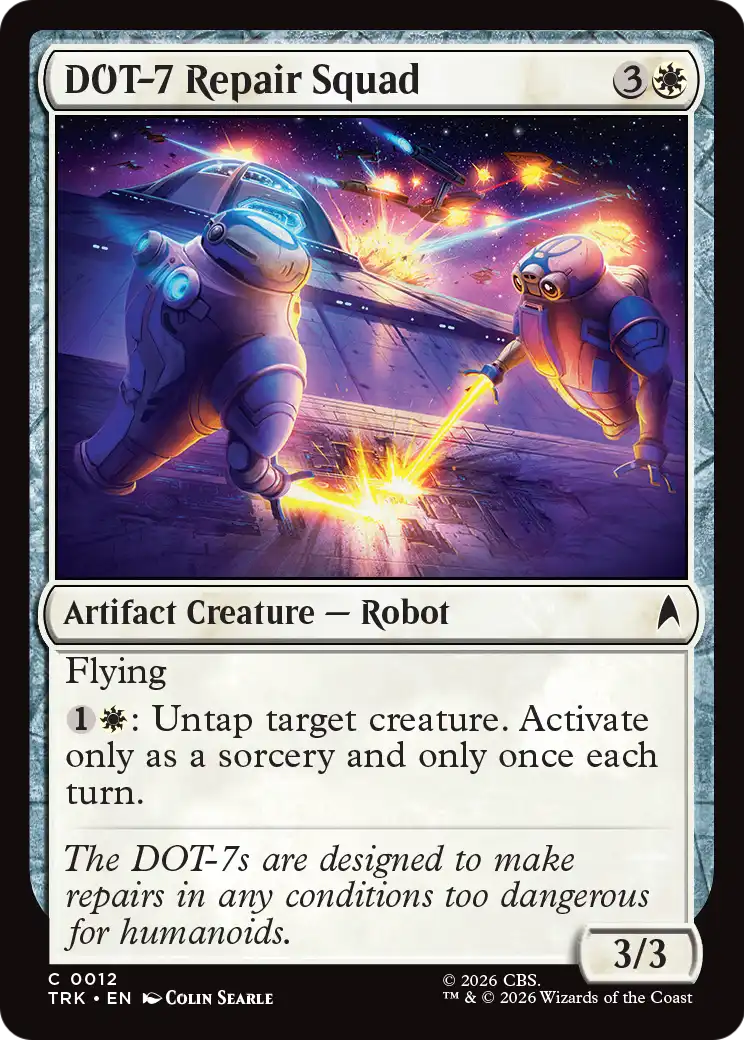 DOT-7 Repair Squad - Common Artifact Creature — Robot card from Star Trek