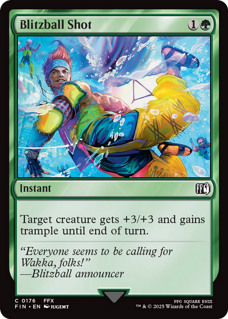 Blitzball Shot - Common Instant card from Final Fantasy