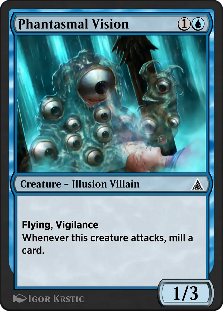 Mysterio's Phantasm - Common Creature — Illusion Villain card from Through the Omenpaths