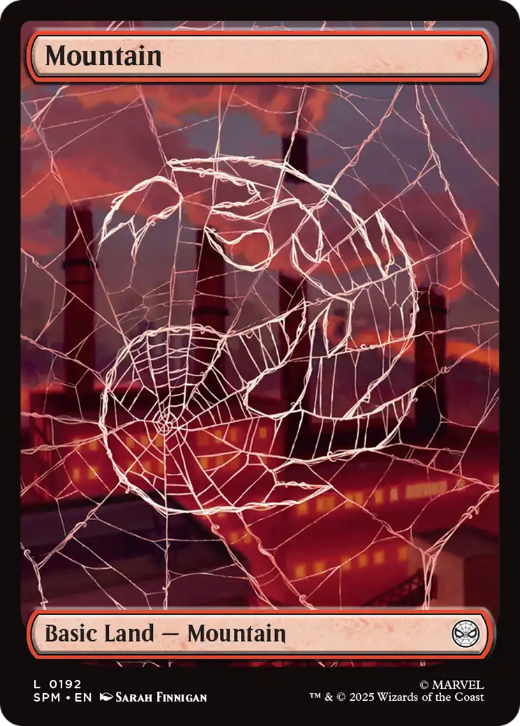 Mountain - Common Basic Land — Mountain card from Marvel's Spider-Man